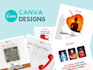 create awesome creative custom canva posts