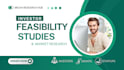 do feasibility study analysis, market research and pitch decks