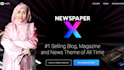 build a newspaper website or wordpress blog