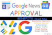 provide google news approval for your website