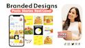 design aesthetic instagram posts, stories or reels cover