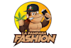amazing monkey cartoon logo design