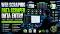 do web scraping, web scraper, data scraper, and data entry