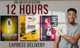 design stunning flyer, banner any graphics in 12 hours