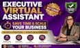 be your executive virtual assistant for business operations and CRM