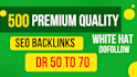 do high da, DR, tf permanent dofollow backlinks for SEO