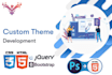 turn your design into code develop a html css bootstrap website