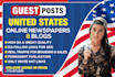 get guest posts in USA blogs high da and real traffic