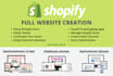 design your shopify website and dropshipping store