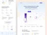 design a clean landing page and web application design