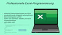 professionelle excel programmierung und datenauswertung