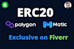 create erc20 token on polygon matic blockchain