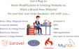 fix and develop websites in PHP, laravel or codeigniter
