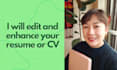 edit and enhance your resume or CV