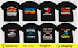 do custom tshirt design illustration for teespring amazon