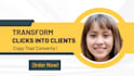 write website content that converts like crazy