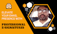 create professional HTML email signature for gmail, outlook