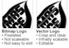 redraw any size raster or bitmap logo in any vector format