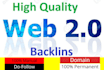 20 web 20 backlinks high authority external link