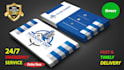 create professional, unique  and striking business card