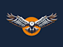 design outstanding eagle logo with express delivery