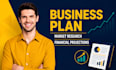 develop an investor ready business plan with a tailored financial plan