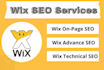 do complete wix website SEO services for google ranking