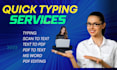 transcription manual typing and digital conversion