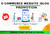 drive real traffic to promote etsy, ebay e commerce websites