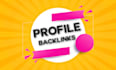 do social profiles backlinks manually link building