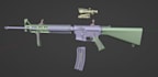 rig 3d props, weapons and mechanical assets in blender