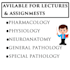 assist you in physiology, pharmacology, pathology and neuroanatomy