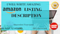 write amazon product listing SEO product description copywriting