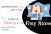 promote your etsy store sending targeted visitors
