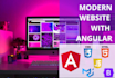 develop and fix  angular web app as your angular developer