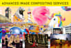do advanced image compositing and photo manipulation