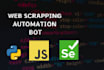 get information, data and content scrapped from any website