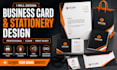 design or redesign business card and stationery