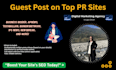 do SEO backlinks on PR high quality best result sites