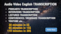 do youtube transcript and transcribe podcast interview transcription