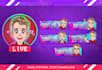 design custom chibi twitch panels for you