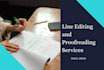 line edit and proofread ai content including transcripts