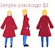 create a high quality 3d anime character