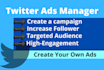 be your twitter ads manager