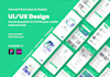 do interactive mobile app UI UX design using adobe xd and figma