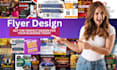 do flyer design for your business in english or spanish
