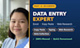 do excel data entry, copy paste and web research accurately