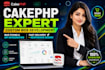 develop custom web application, fix bugs in cakephp