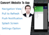 convert website to android app