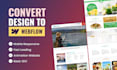 convert figma to webflow website or build a modern responsive webflow website